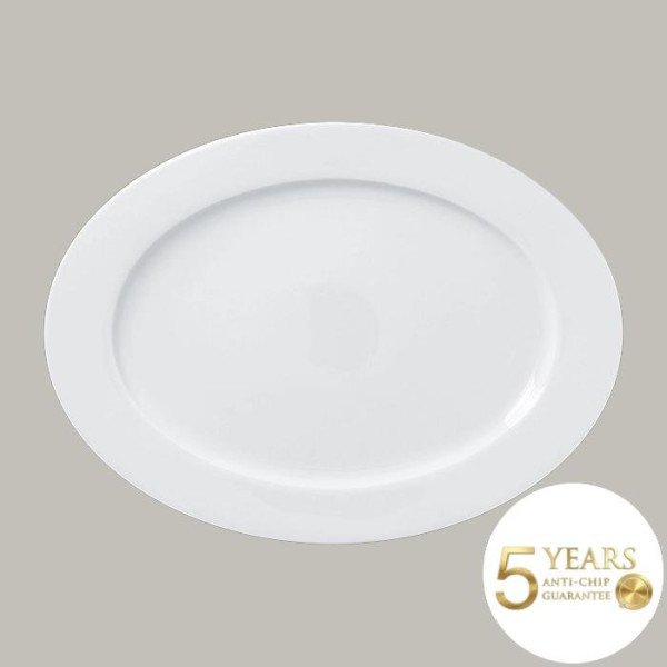 Platte oval aus robustem Porzellan – 6er Set von RAK Porcelain