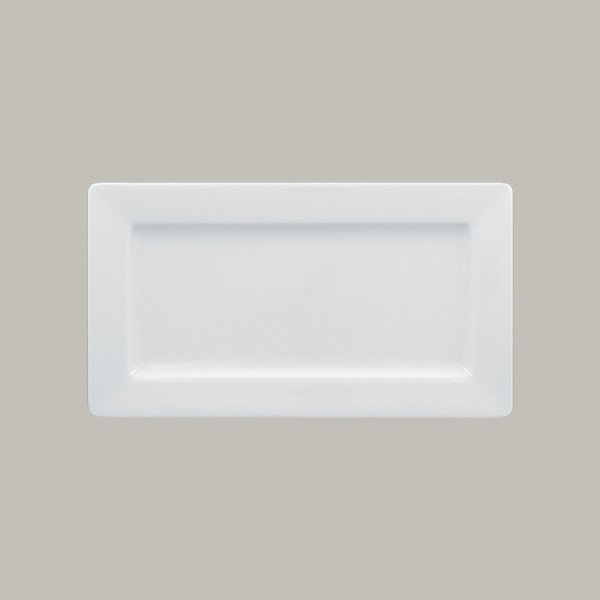 Teller flach mit Rand aus robustem Porzellan – RAK Porcelain Access Serie