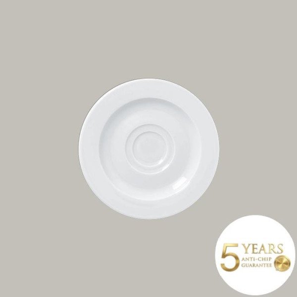 Untertasse aus robustem Porzellan, 12 Stück, Ø 15,5 cm – RAK Porcelain Access Kollektion