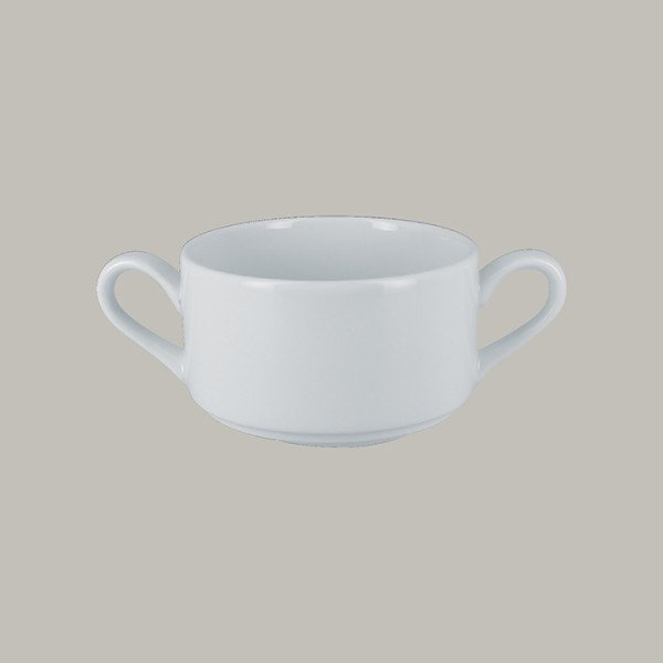 Suppentasse aus robustem Porzellan, 12 Stück, Ø 9.8 cm, 30 cl – RAK Porcelain Access Plus Serie