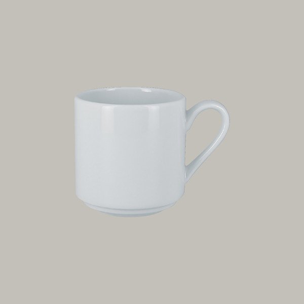 Kaffee-/Teetasse Access Plus aus robustem Porzellan, 12 Stück, Ø 8 cm, 23 cl