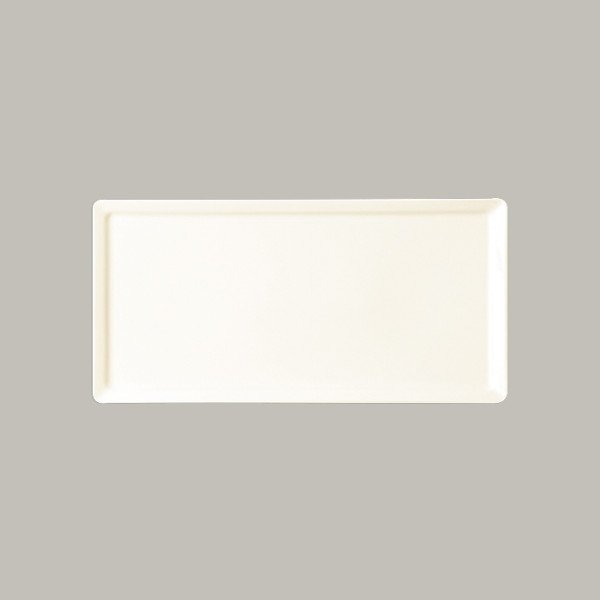 Teller flach Wasabi aus Porzellan, 24,3x14,4 cm, 6er-Set