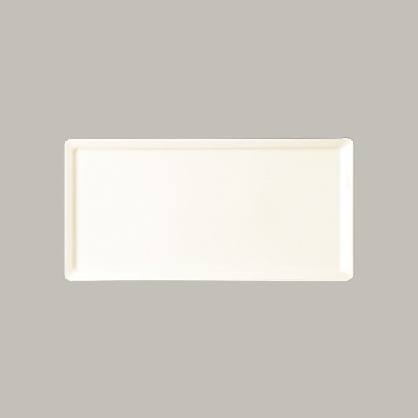 Teller flach Wasabi aus Porzellan, 28,2x14,2 cm, 6 Stück