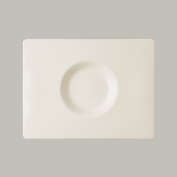 Teller flach Cinnamon aus Porzellan, 6 Stück – RAK Porcelain