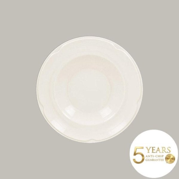 Teller tief mit Rand aus Porzellan – 12-teiliges Set Anna Kollektion