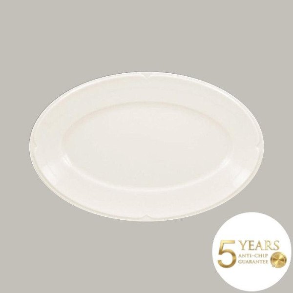 Platte oval aus Porzellan, 6-teiliges Set – RAK Porcelain Anna Kollektion