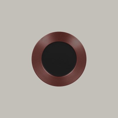 Teller flach mit Rand aus...