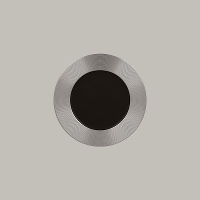 Teller flach mit Rand aus...