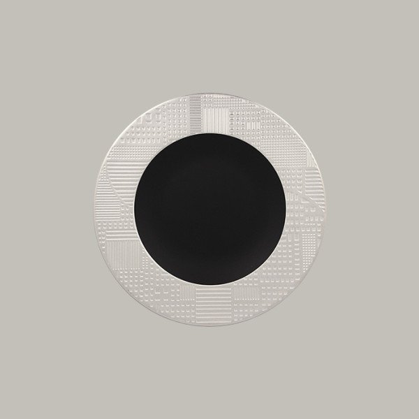 Teller flach mit Rand Ø 32,2 cm aus Porzellan – elegante Opulence Kollektion von RAK Porcelain