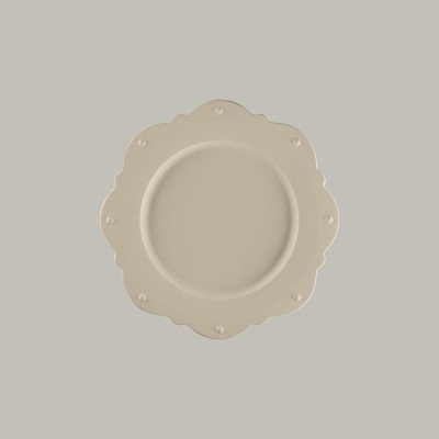 Teller festoniert aus der...