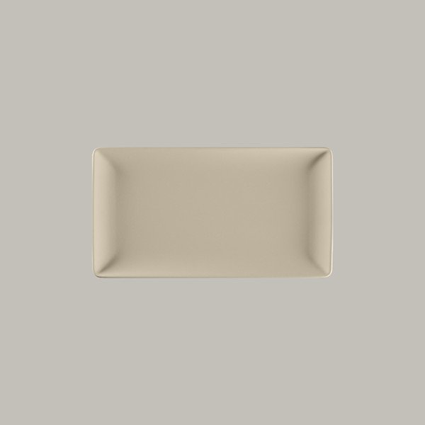 Teller coup flach rechteckig aus der RAK Earth Argila Kollektion – 6 Stück