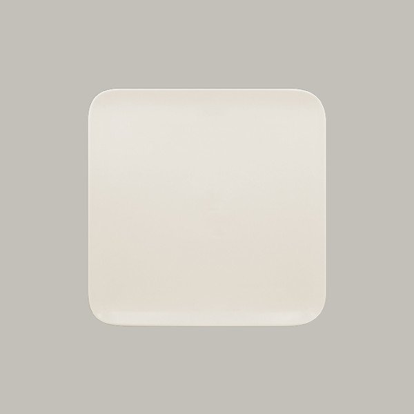 Teller flach quadratisch 27 cm aus Porzellan – 6er Set von RAK Porcelain