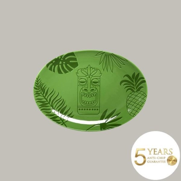 Teller coup flach Aztek in Ethno-Design, 6er Set, langlebig und farbenfroh