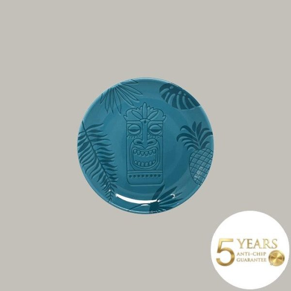 Teller coup flach Aztek 24 cm, 12-teilig, bunt & robust