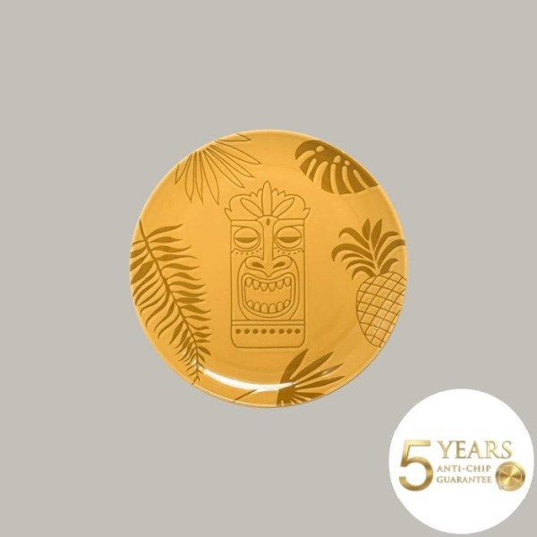 Teller coup flach Aztek 12er Set in sonnigen Farben – RAK Porcelain