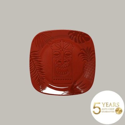 Teller flach mit Rand Aztek...