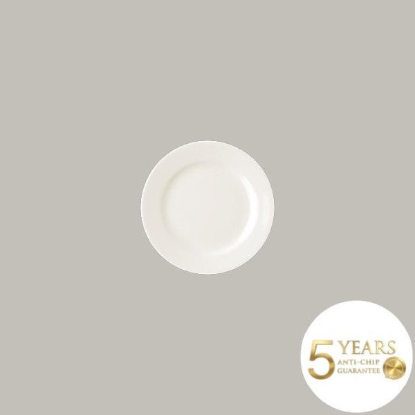 Teller flach mit Rand aus Porzellan, 24 Stück – robust & elegant