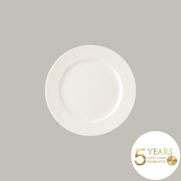 Teller flach mit Rand – 12-teiliges Porzellanservice für den Alltag
