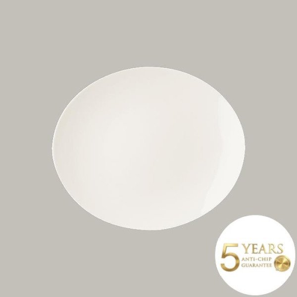 Steakteller aus Porzellan, 6-teiliges Set, oval, robust & elegant – RAK Porcelain