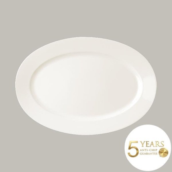 Platte oval aus Porzellan, 6-teilig, robust & elegant – RAK Porcelain