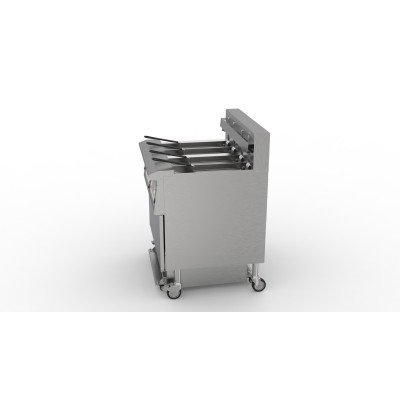 Friggitrice Elettrica iG - 4 x 11,6 Litri con Serbatoi Separati - 28 kW - con Sollevamento Automatico del Cestello e Sistema di 