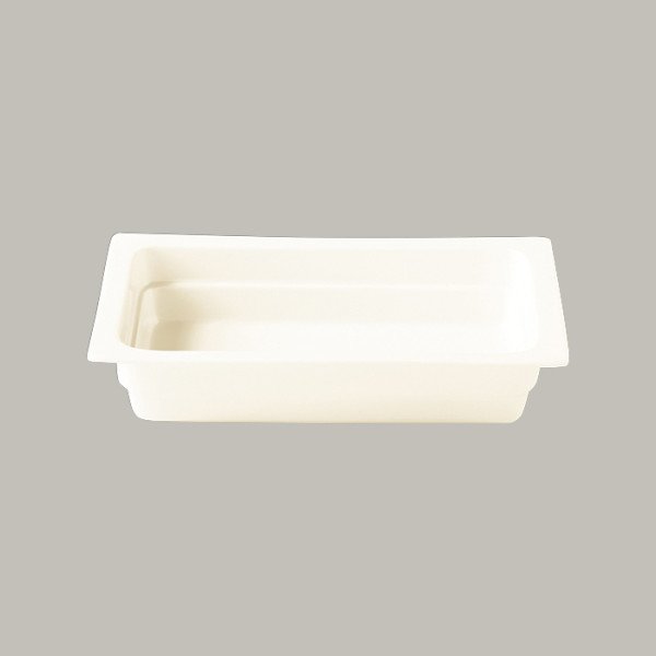 Schale Gastronorm 1/2 aus Porzellan, 32,5x26,5 cm, robust und designstark