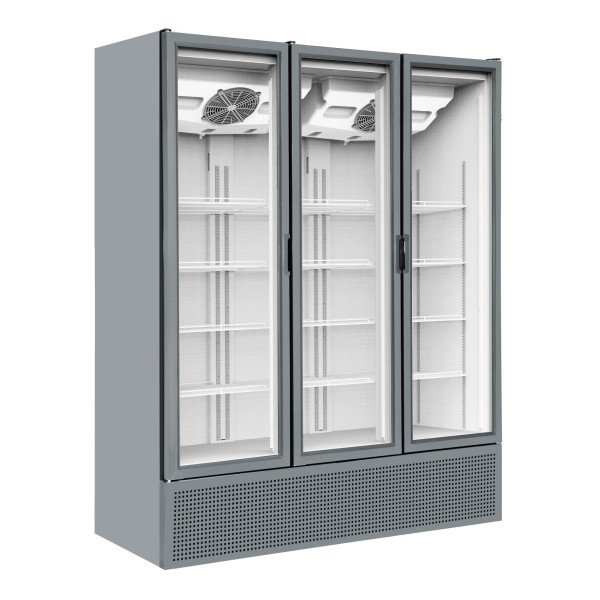 Frigo bevande - 1455 litri - con 3 porte in vetro - illuminazione a LED