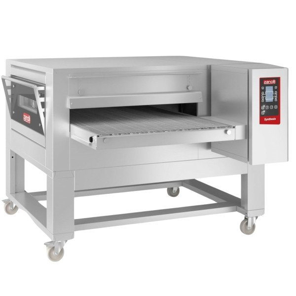 Forno a tunnel elettrico Zanolli - 1260 x 1750mm - Digitale - Larghezza nastro: 500mm - con supporto incluso