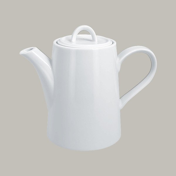 Kaffeekanne aus robustem weißem Porzellan – Access Kollektion von RAK Porcelain