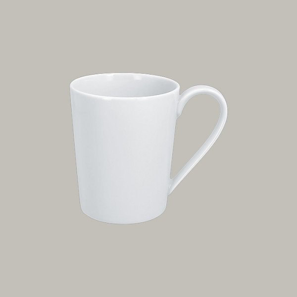 Becher aus robustem weißem Porzellan, 36 cl, 12 Stück – RAK Porcelain Access Serie