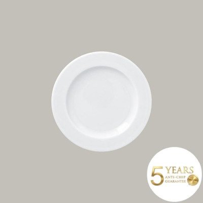 Flacher Teller mit Rand aus Porzellan, 24 Stück, Ø 17 cm – RAK Porcelain Access Plus Serie