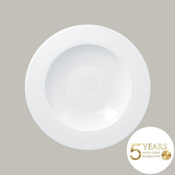 Tiefer Teller mit Rand aus Porzellan, 25,9 cm, 12 Stück – RAK Porcelain Access Plus Serie