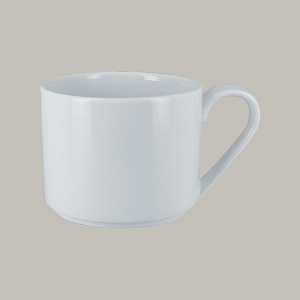 Frühstückstasse aus robustem Porzellan, 45 cl, 12 Stück – RAK Porcelain Access Serie