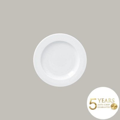 Flacher Teller mit Rand aus...