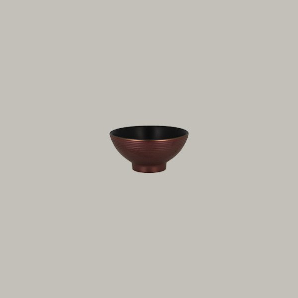 Elegante Schale aus Porzellan mit Gold-, Silber- oder Bronzeveredelung – RAK Porcelain Opulence Serie
