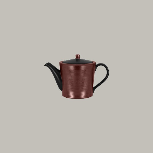 Teekanne aus Porzellan mit goldener, silberner oder bronzener Veredelung – Eleganz von RAK Porcelain