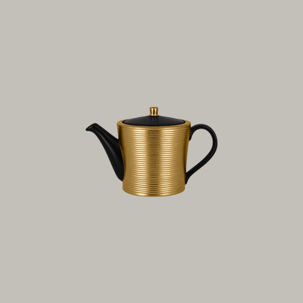 Teekanne aus Porzellan mit Goldveredelung – Eleganz von RAK Porcelain