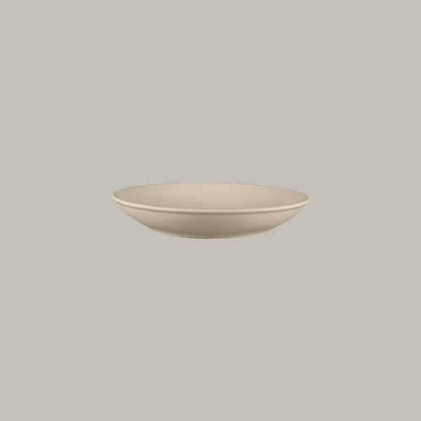 Teller coup tief 26,1 cm aus der RAK Earth Argila Kollektion, 12-teiliges Set in Ton-Look mit rauer Textur