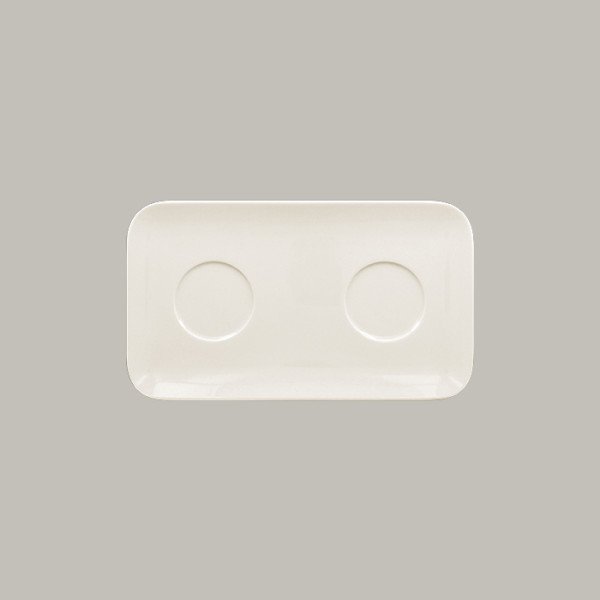 Platte mit Flächen – elegante, minimalistische Servierplatten aus Porzellan von RAK Porcelain