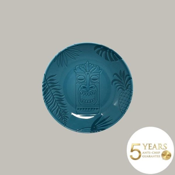 Teller coup tief Aztek 12er Set in Ethno-Design, Porzellan, Ø 25,9 cm