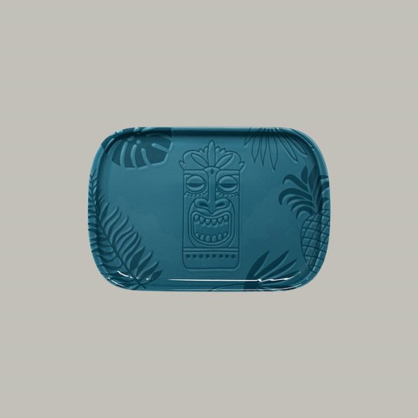 Steakteller Aztek in Ethno-Design, 6er Set, rechteckig, Porzellan von RAK Porcelain