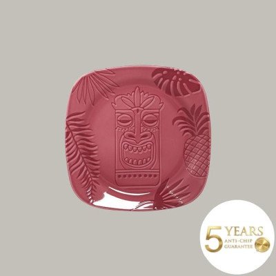 Teller flach mit Rand aus...