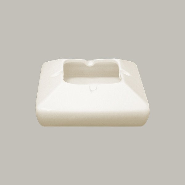Aschenbecher aus Porzellan, quadratisch, 11,5x11,5 cm – RAK Porcelain