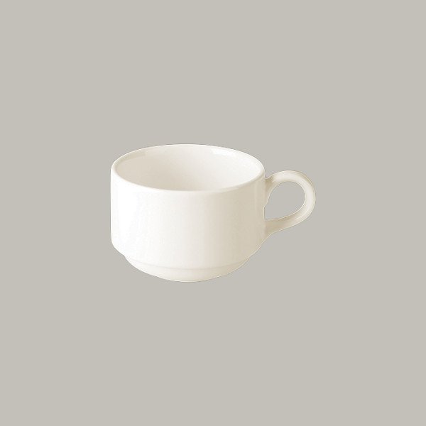 Kaffee- /Teetasse aus Porzellan, 12er Set, robust & elegant