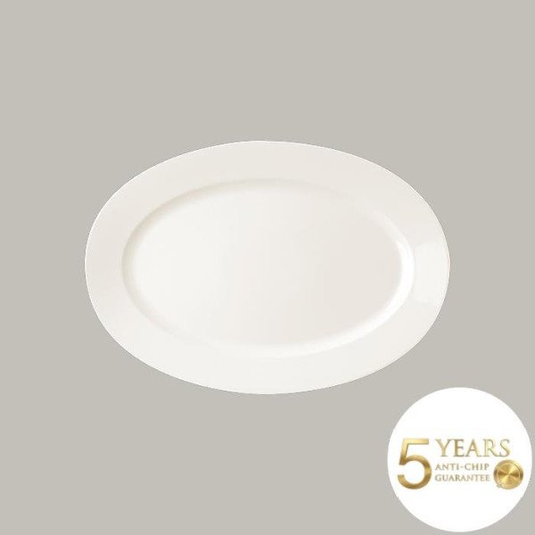 Teller flach mit Rand, 12-teiliges Porzellan-Set von RAK Porcelain – robust und elegant