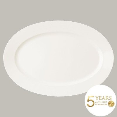 Platte oval aus Porzellan,...