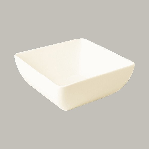 Salatschale aus Porzellan 25,5 cm quadratisch – robust & stilvoll