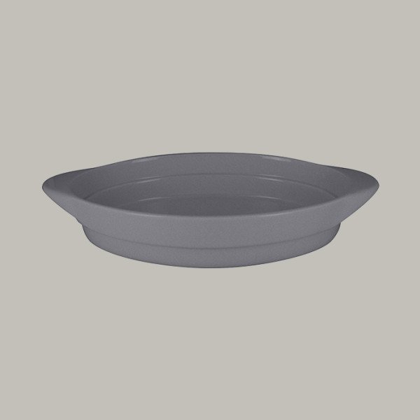 Platte oval aus Porzellan, 37 cm lang – Chef's Fusion Serie von RAK Porcelain