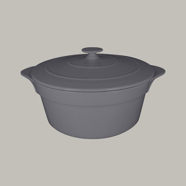 Cocotte mit Deckel aus Porzellan Ø 28,2 cm – Chef's Fusion Kollektion