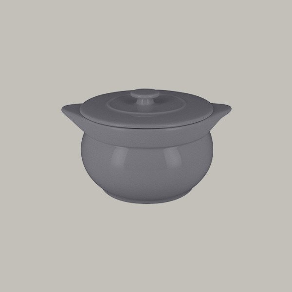 Suppenterrine mit Deckel aus Porzellan Ø 15,7 cm – Chef's Fusion Kollektion